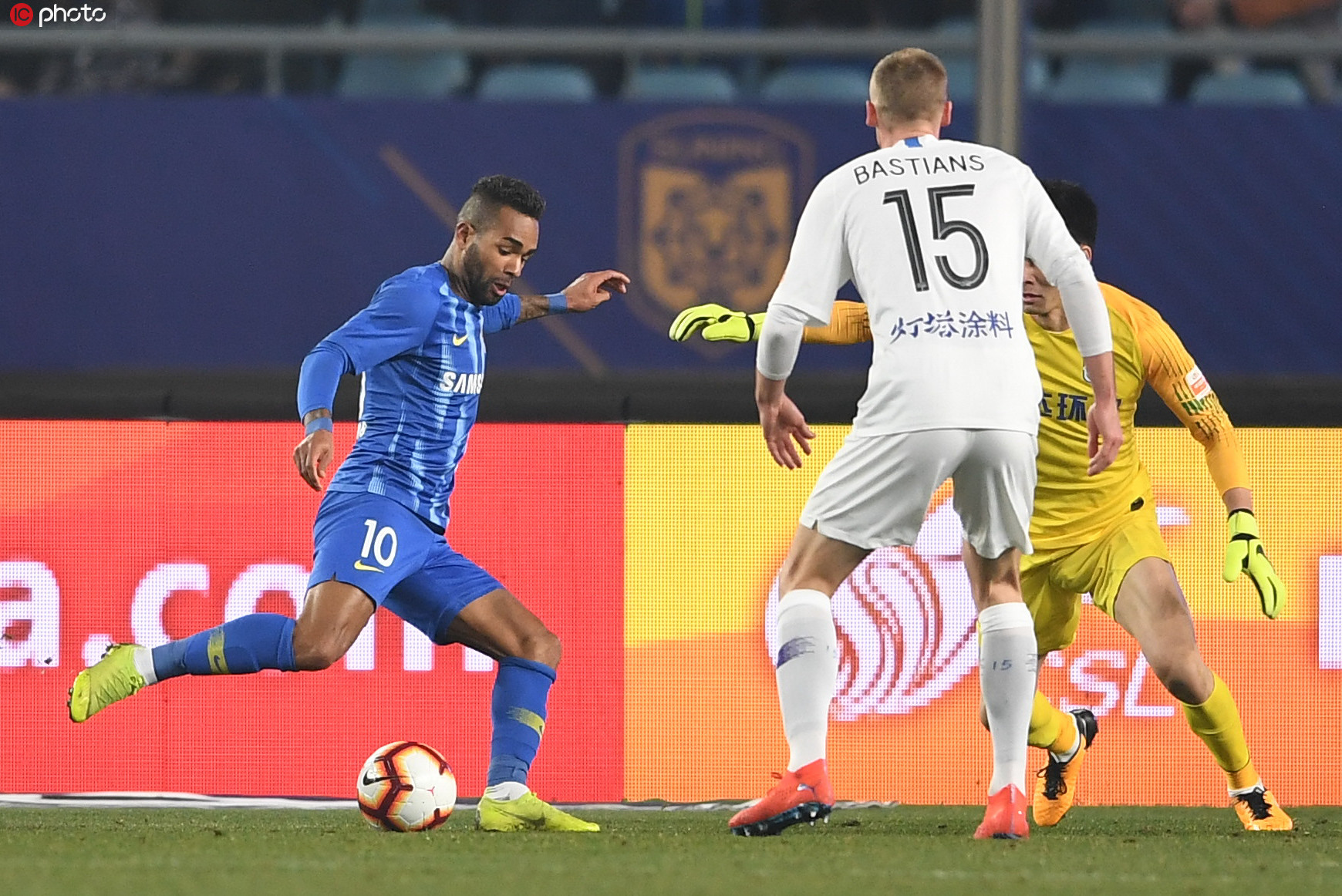 苏宁客场完胜泰达，取得三连胜